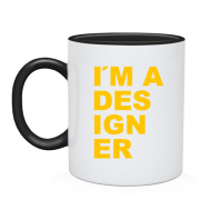 Чашка для дизайнера "i`m a designer"